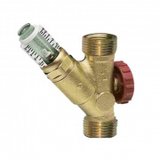 Вентиль балансировочный WATTS SRVOL-AG - 3/4" (НР/НР, PN10, Tmax 100°C, расход 1-8 л/мин)