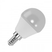 Лампа светодиодная шарик FL-LED GL45 5,5W 6400К 220V E14 45х80 510Лм холодный свет