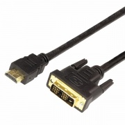 Шнур HDMI-DVI-D gold 7М с фильтрами