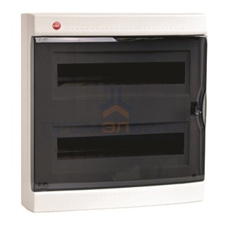 Щиток настен. с дверцей 36мод., IP41, белый, с усил. клеммн.блоком в компл. 2х87312